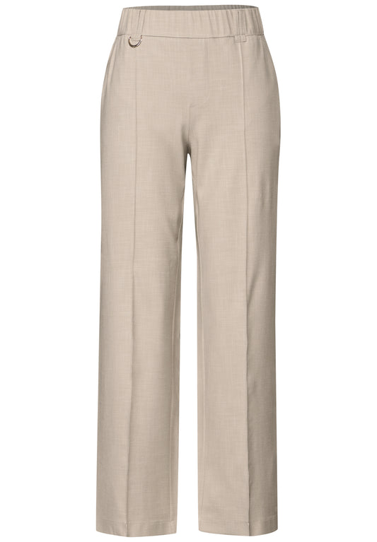 Straight Leg Melange-Hose