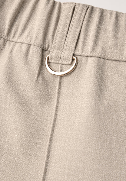 Straight Leg Melange-Hose