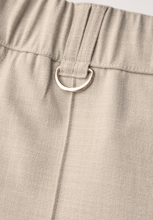 Straight Leg Melange-Hose