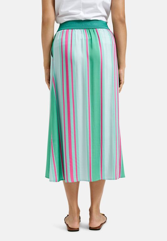 Midiskirt with elastic waist