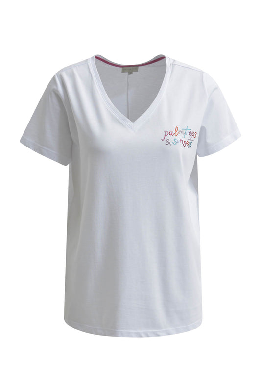 T-Shirtw v-neck + 1/4 sleeve