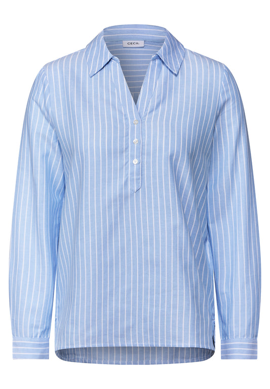 Gestreifte Oxford Bluse