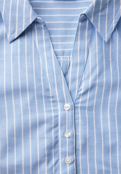 Gestreifte Oxford Bluse