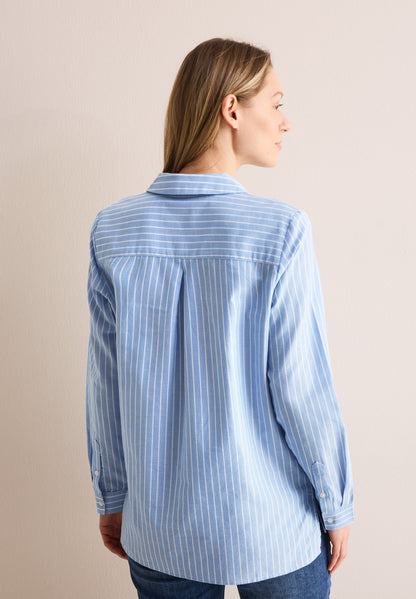 Gestreifte Oxford Bluse