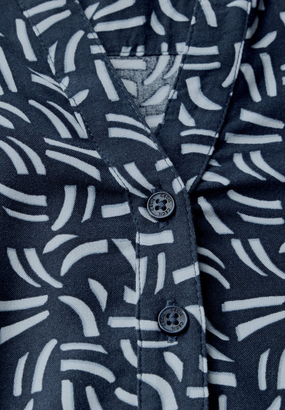 Bluse mit Minimal Print