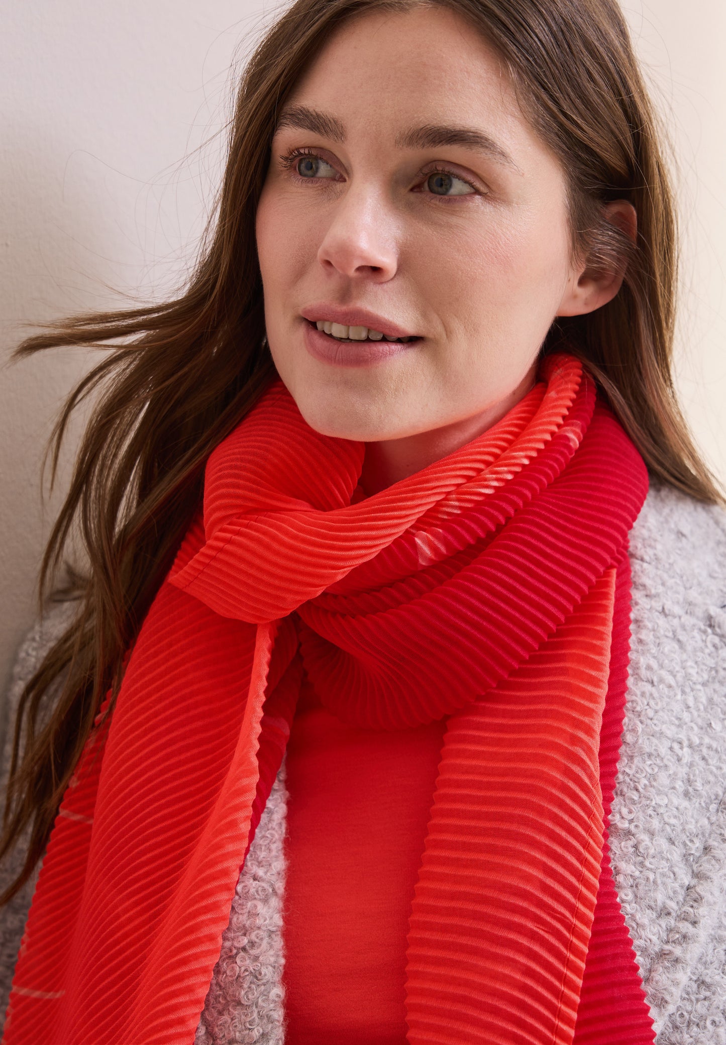 Plissée Schal
