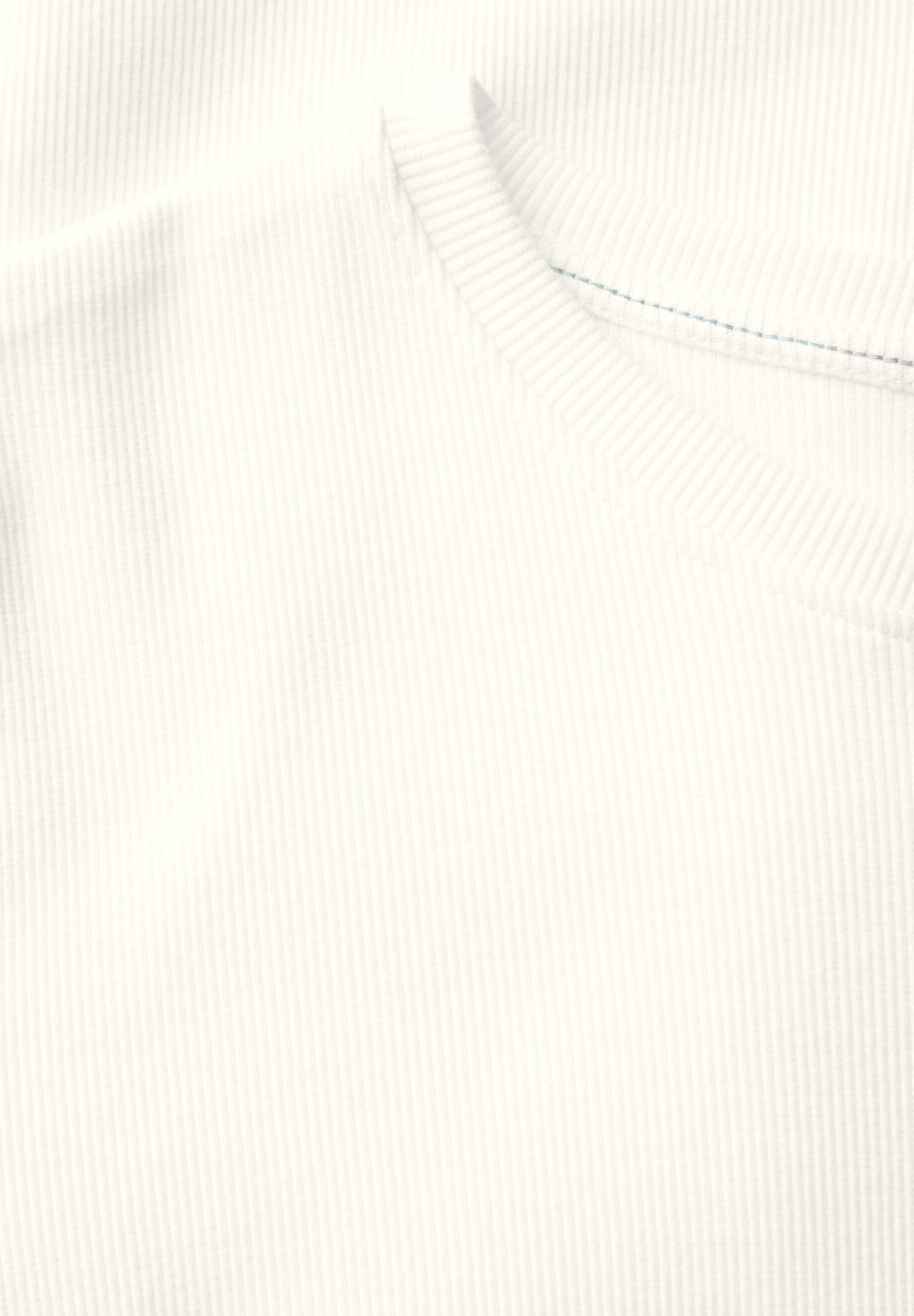 Basic Rippstruktur T-Shirt