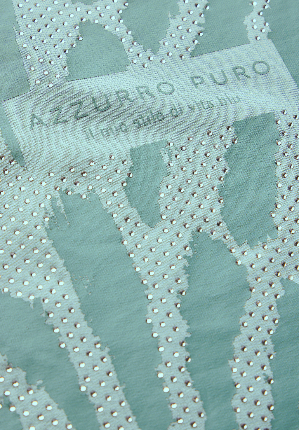 T-Shirt mit Glitzer-Print