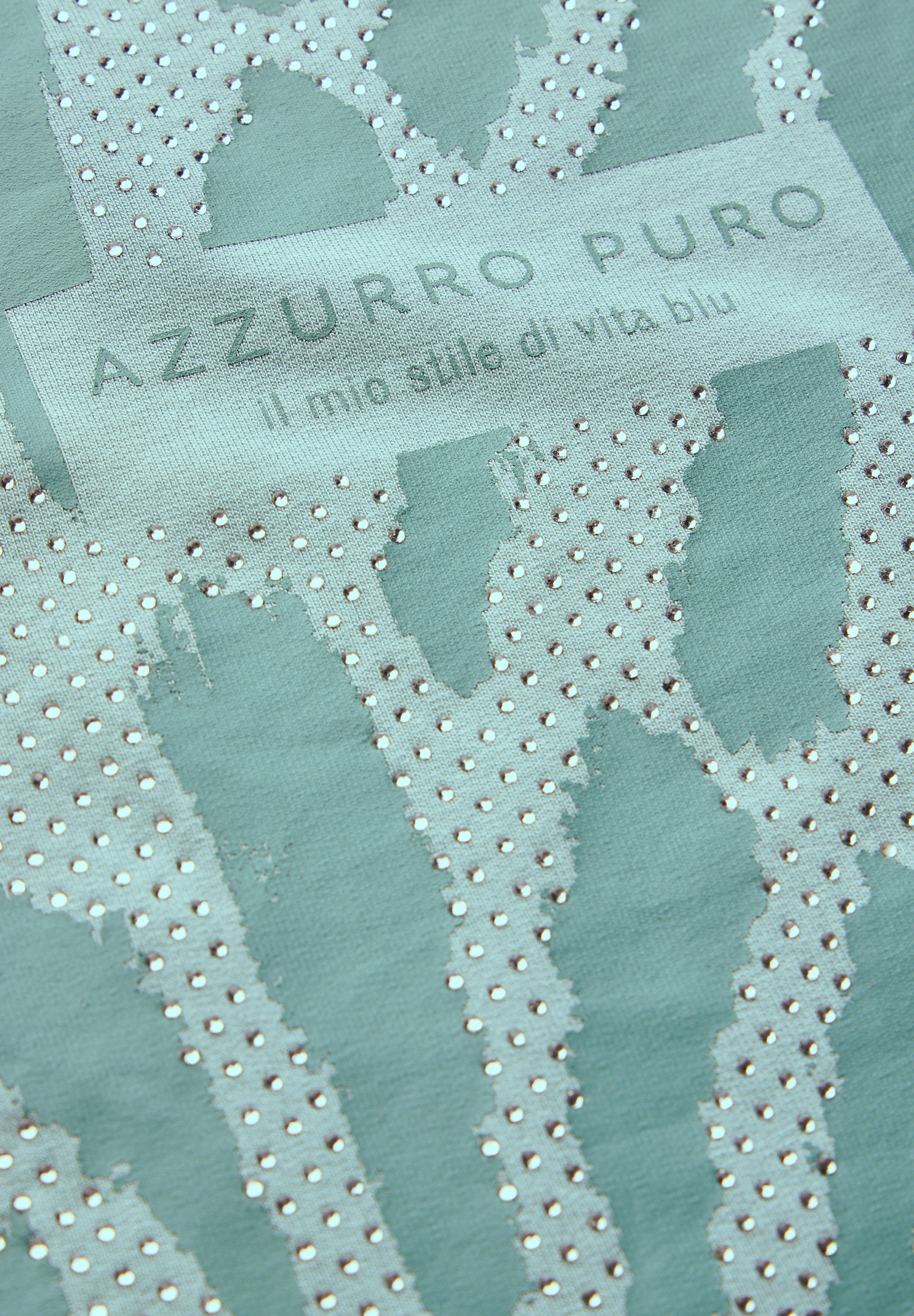 T-Shirt mit Glitzer-Print