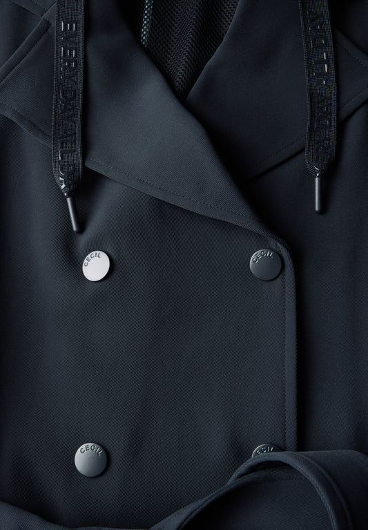 Trenchcoat mit Kapuze
