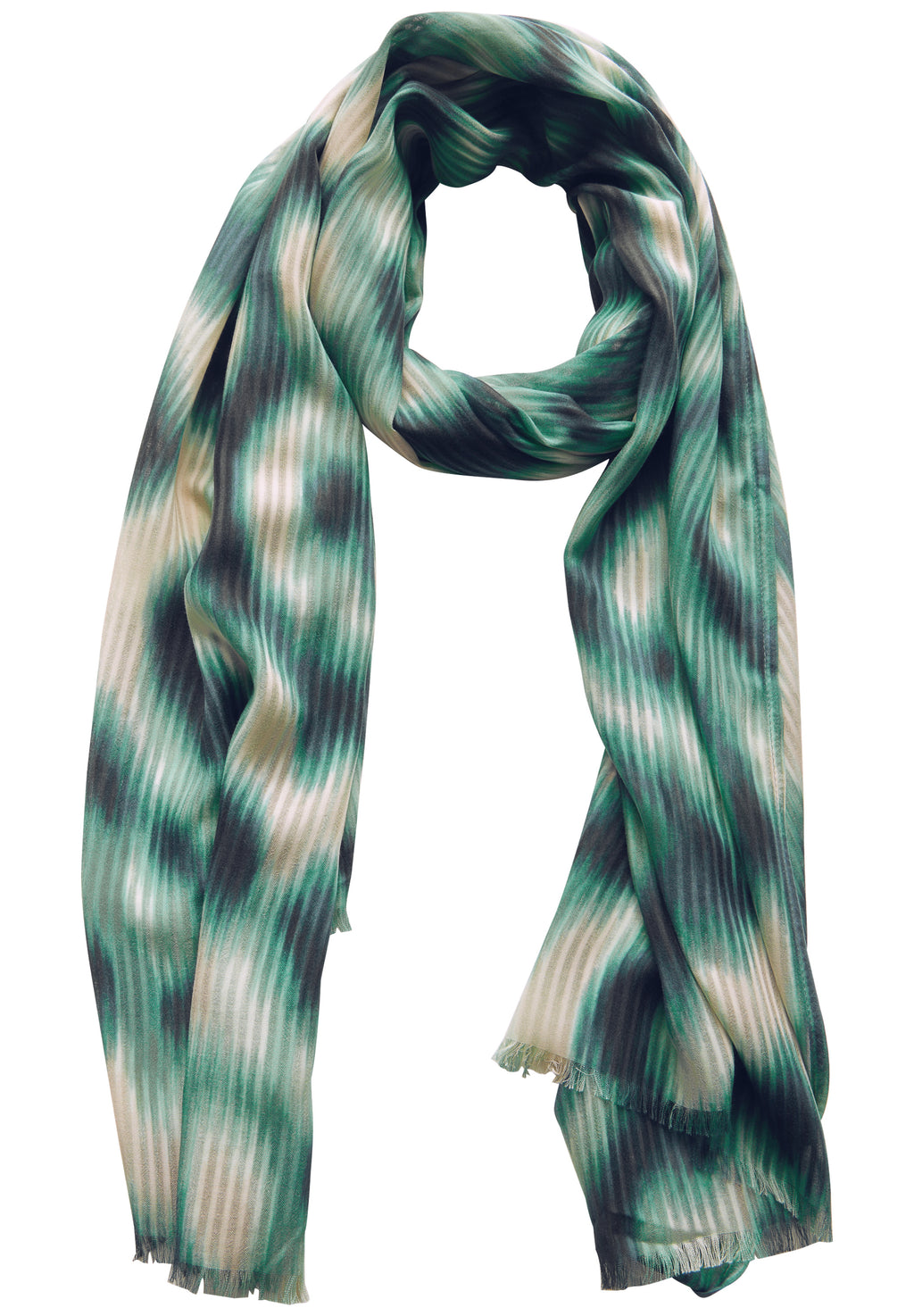 Strukturschal mit Print