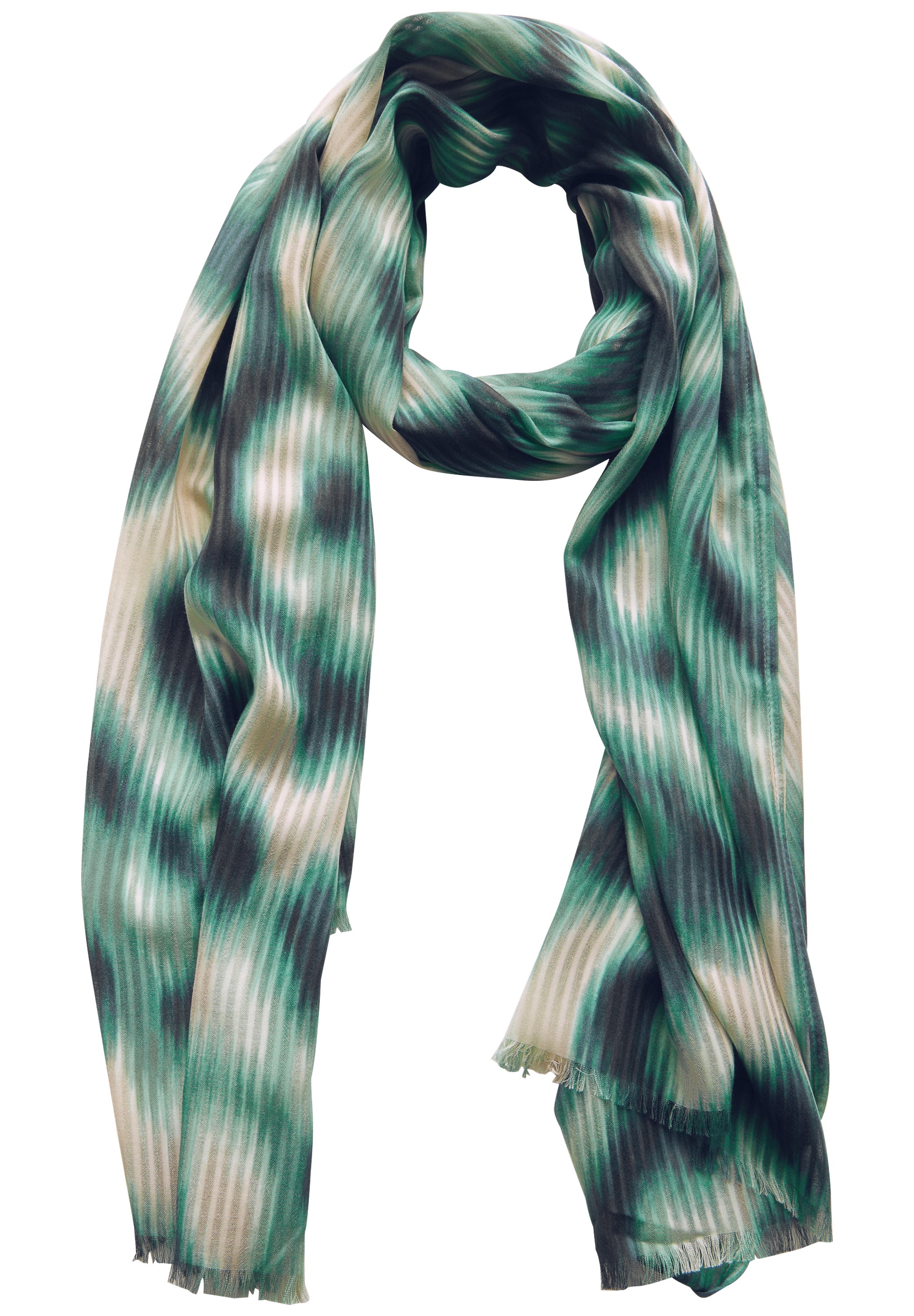 Strukturschal mit Print