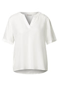Bluse in Unifarbe