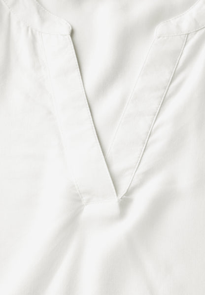 Bluse in Unifarbe