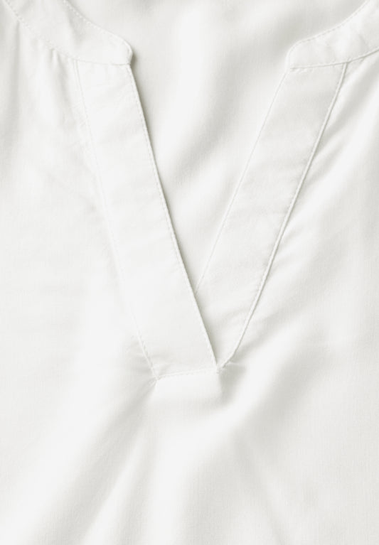 Bluse in Unifarbe