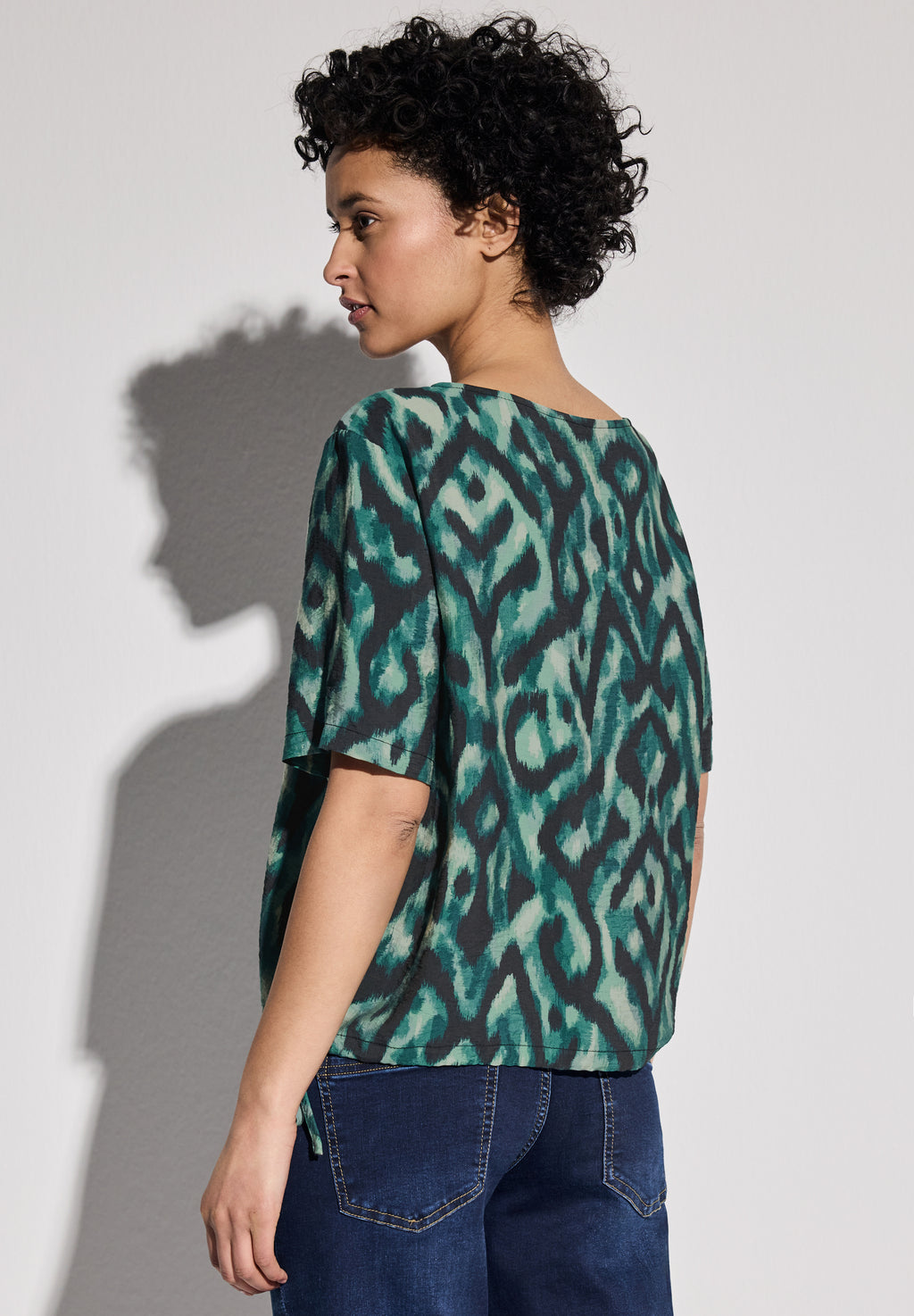Bluse mit Print