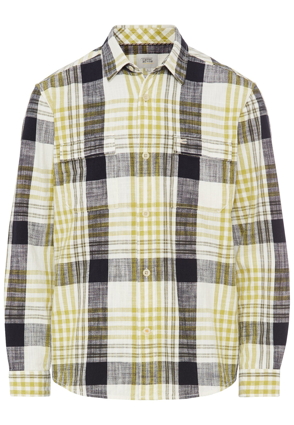 Kariertes Langarm Hemd aus Baumwolle