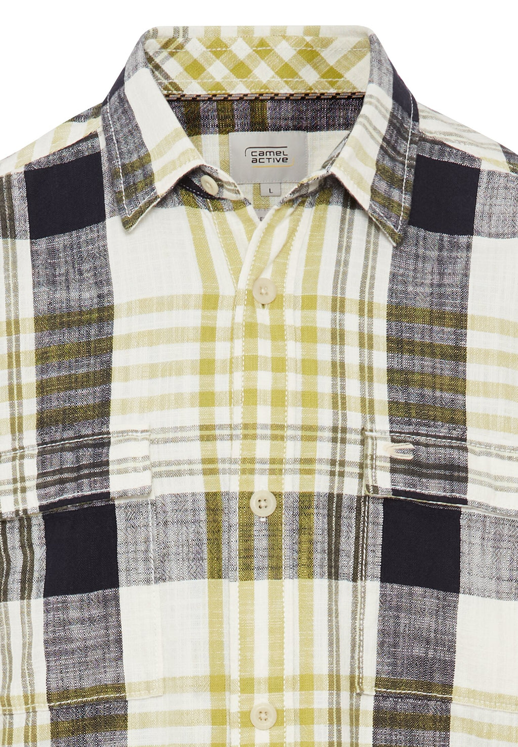 Kariertes Langarm Hemd aus Baumwolle