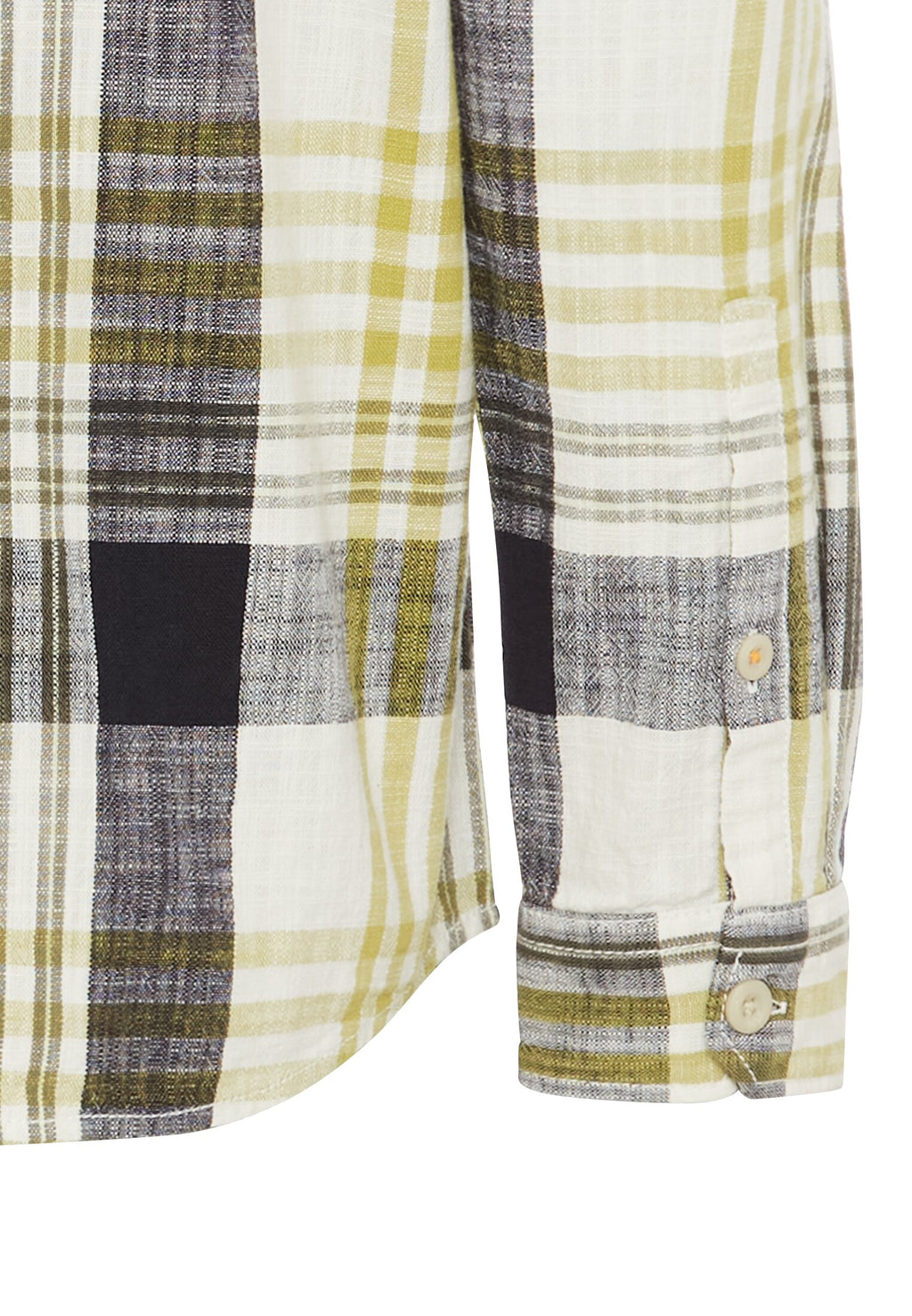 Kariertes Langarm Hemd aus Baumwolle