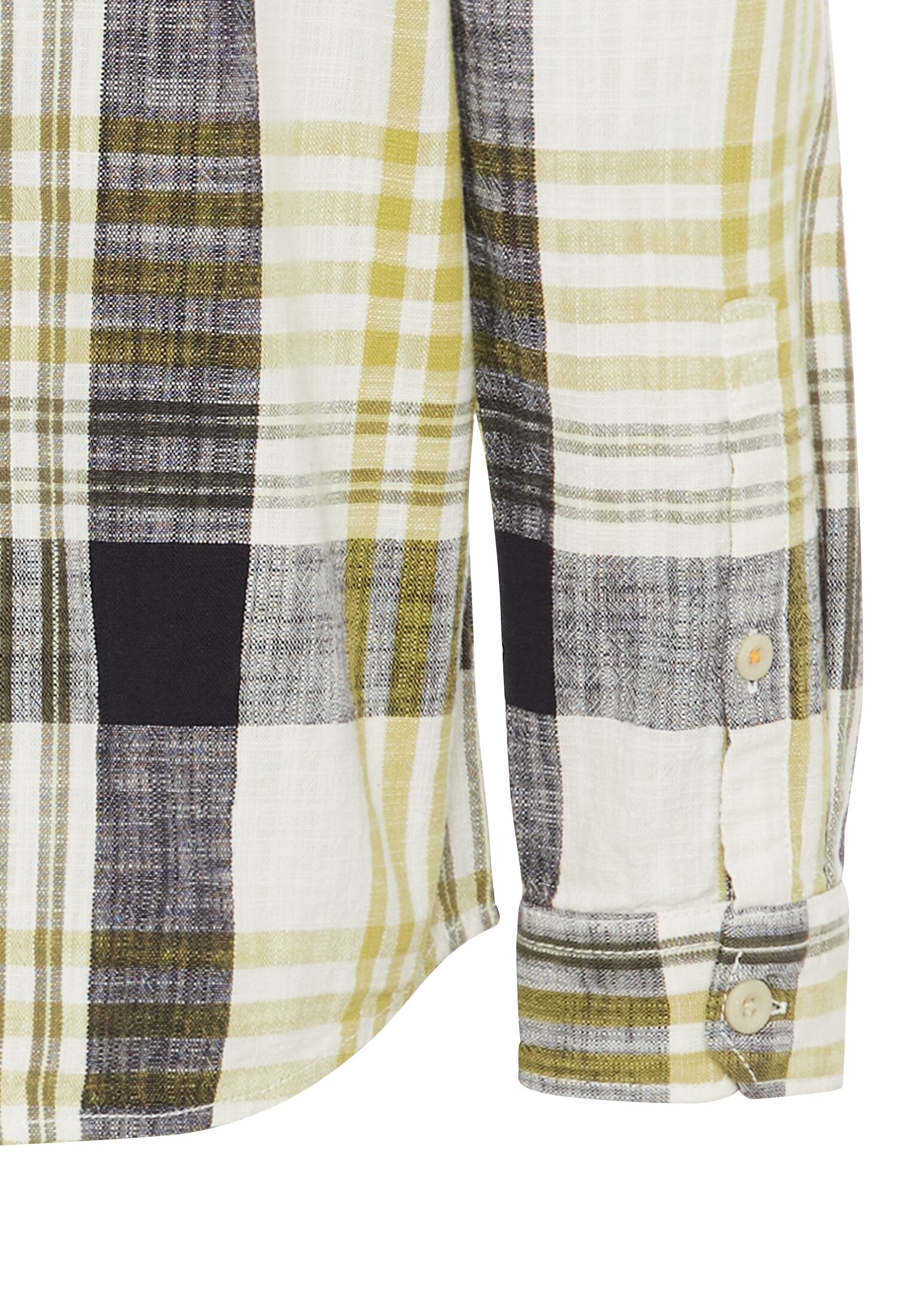 Kariertes Langarm Hemd aus Baumwolle