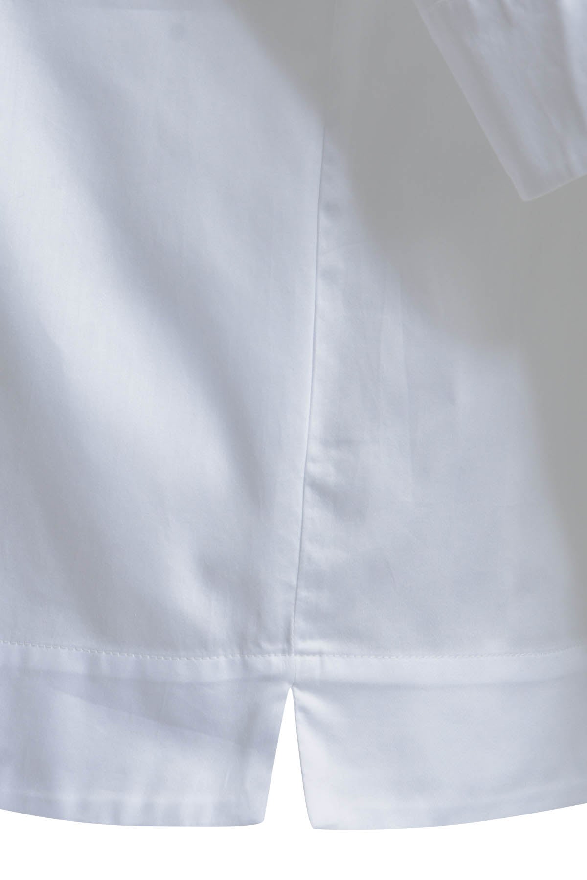 Blouse w collar + half placket, 1/2 sleeve