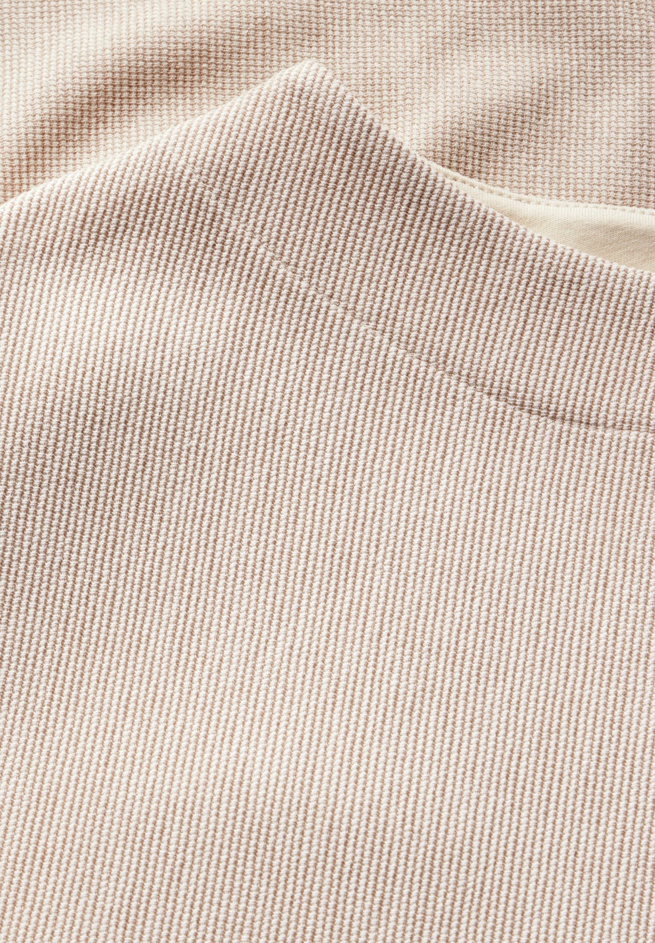 Two-Tone Strukturshirt