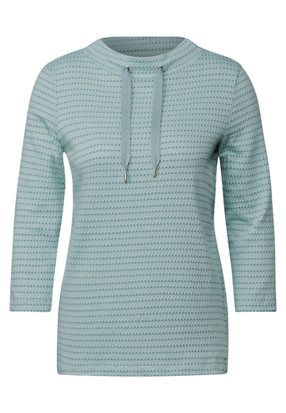 Two-Tone Strukturshirt