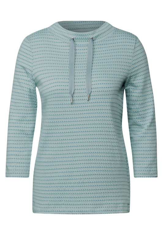 Two-Tone Strukturshirt
