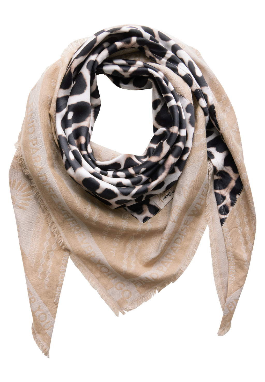 Gemustertes Dreieckstuch