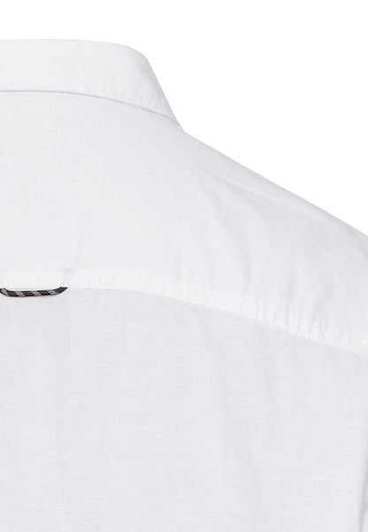 Langarm-Leinenhemd mit Soft-Wash-Veredelung