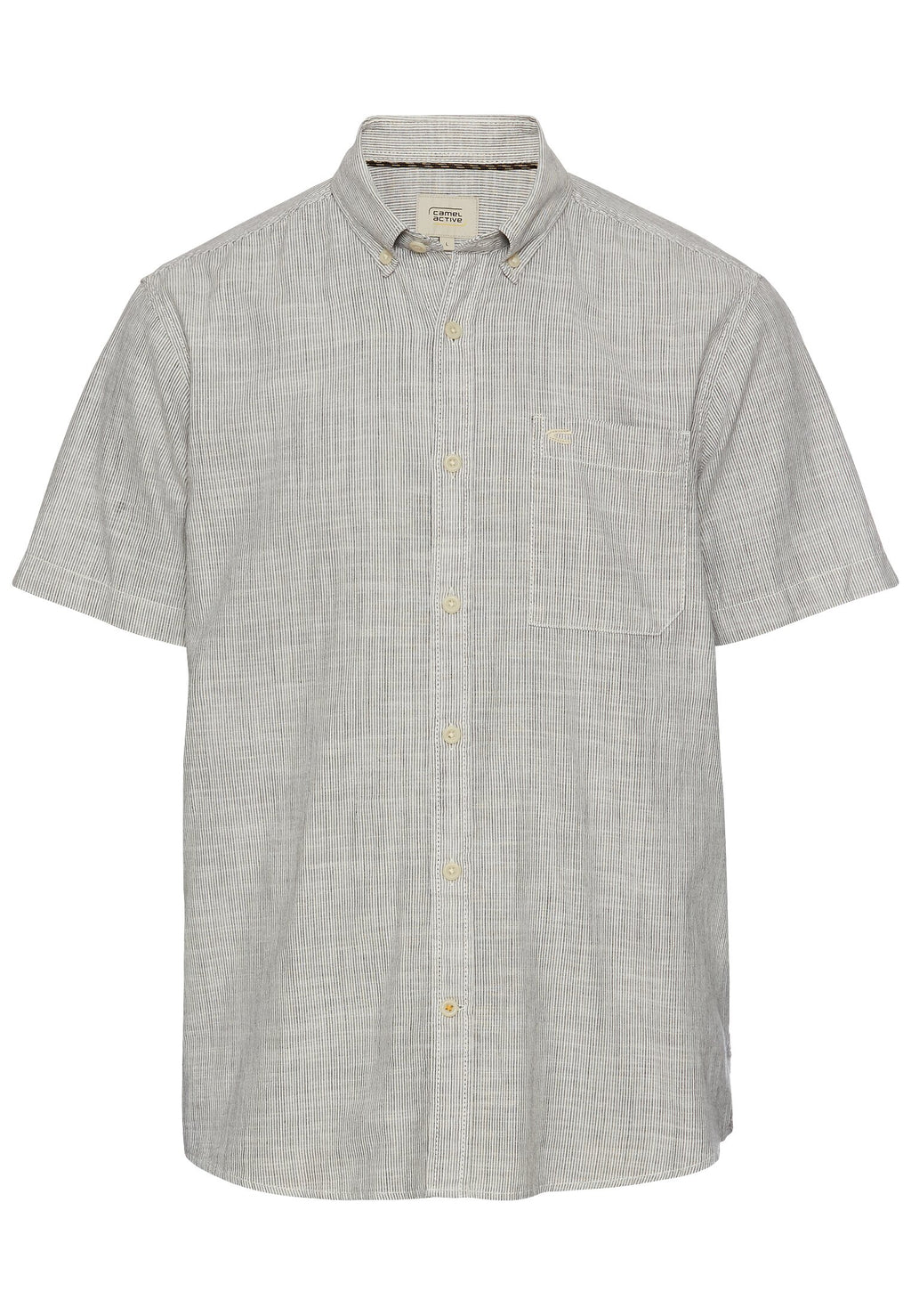 Kurzarmhemd mit Strukturmuster