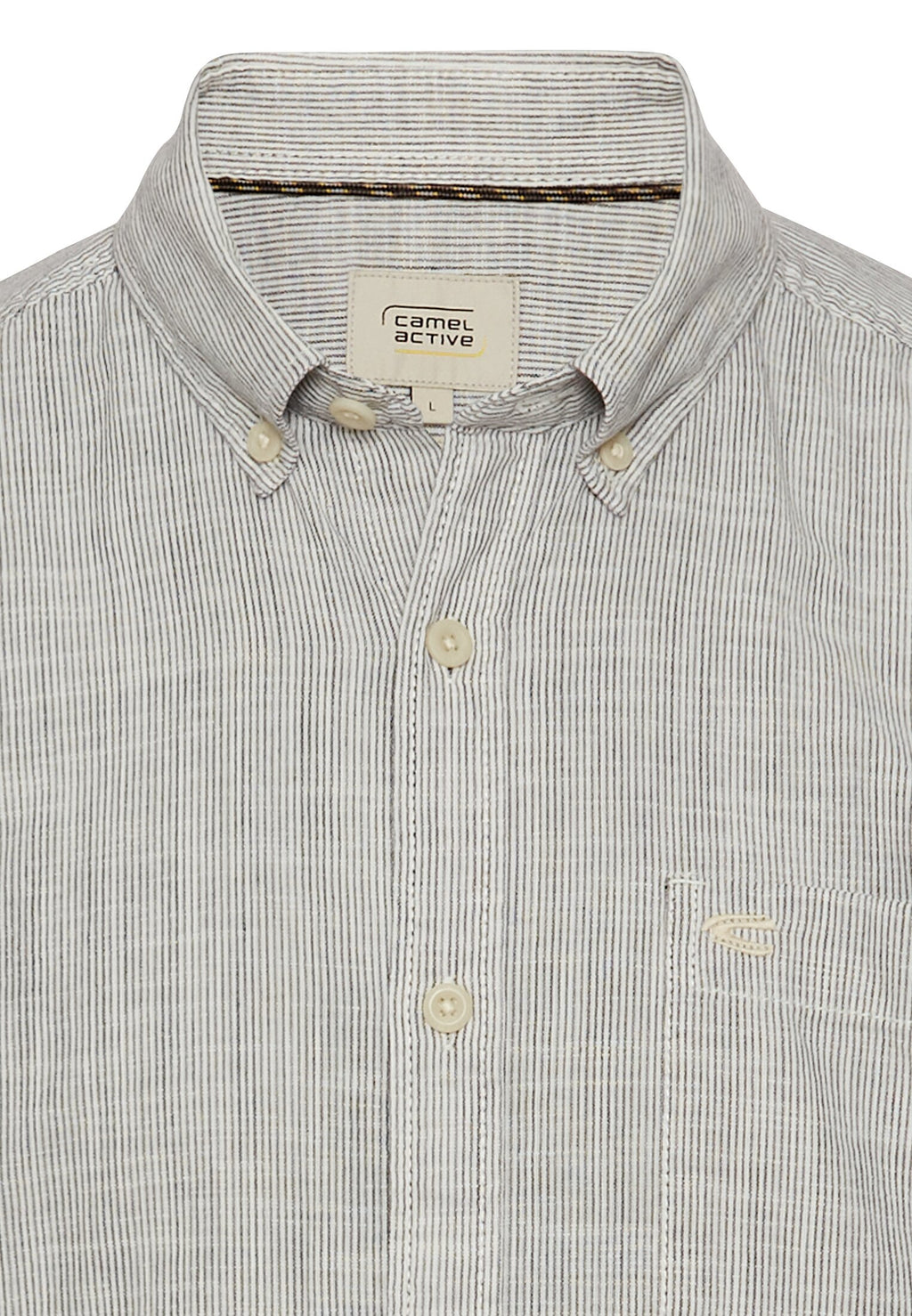 Kurzarmhemd mit Strukturmuster