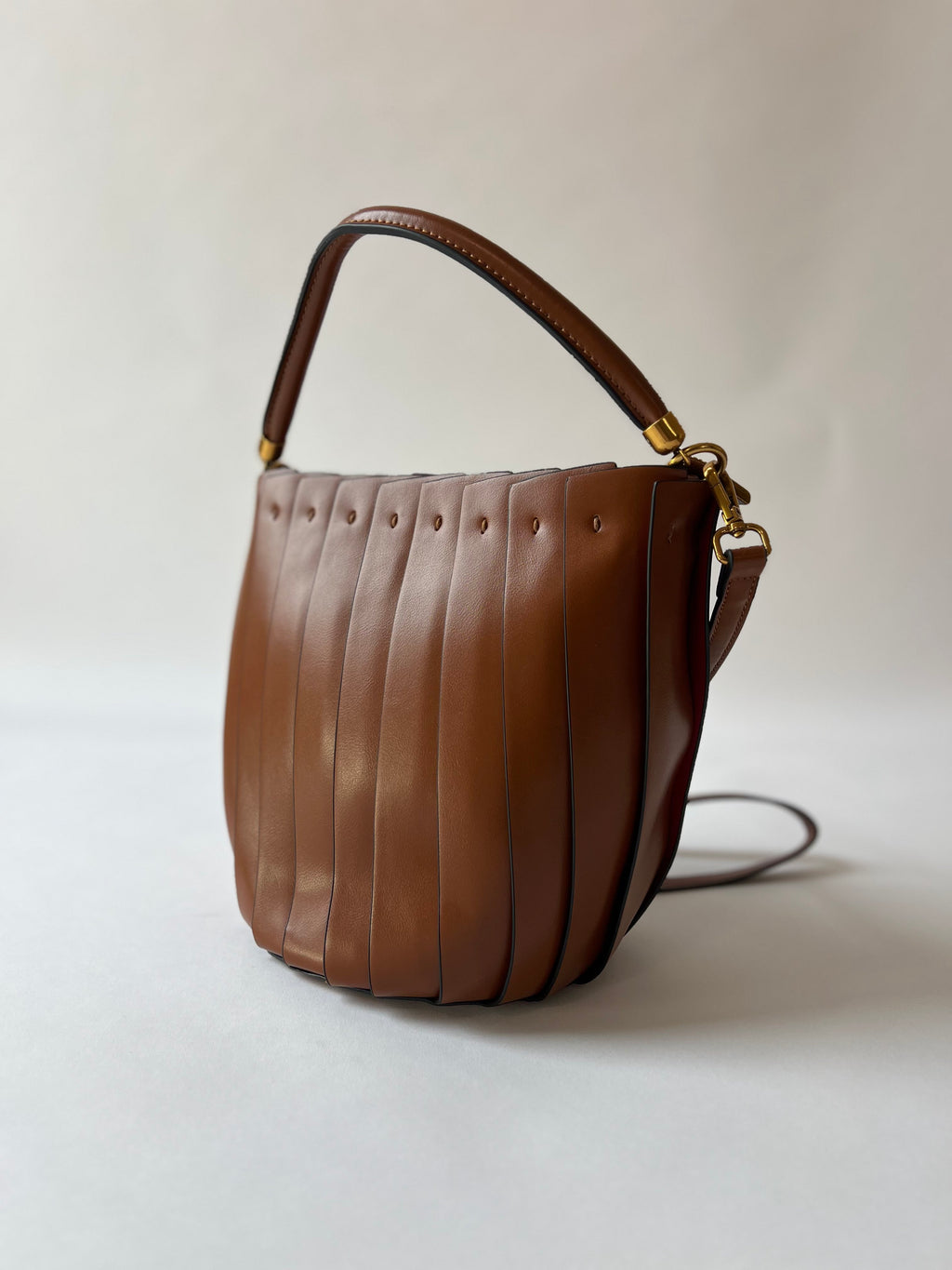 vegane Beuteltasche im Fächer Style