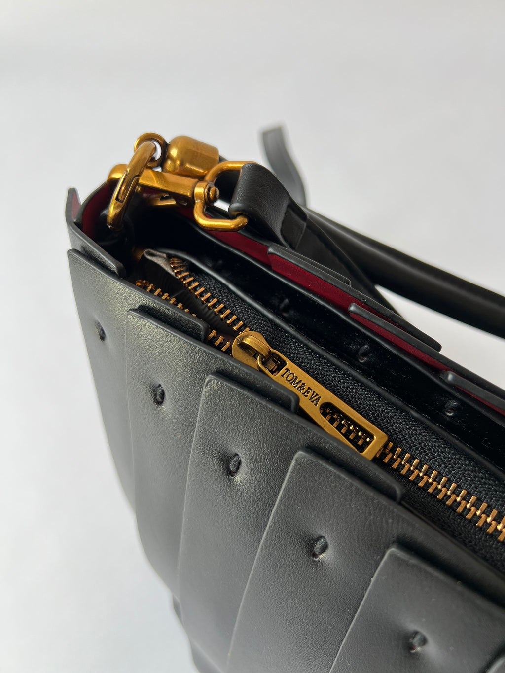 vegane Beuteltasche im Fächer Style