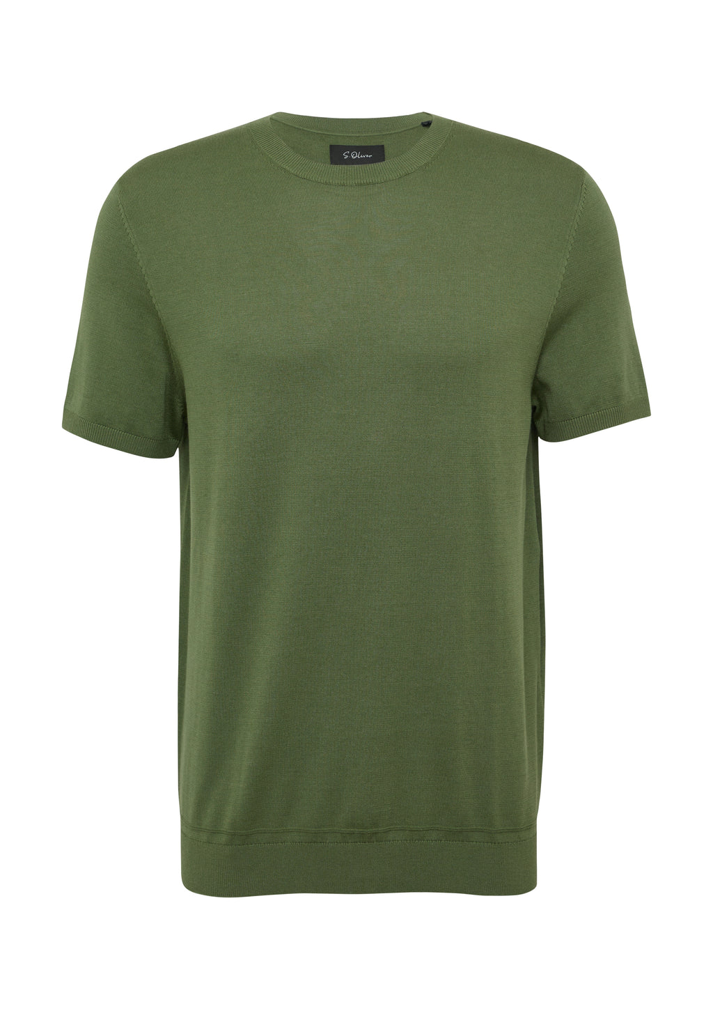 Strick-Shirt aus Modalmix mit Crew Neck von s.Oliver BLACK LABEL