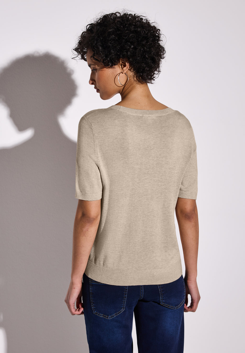 Kurzarmpullover