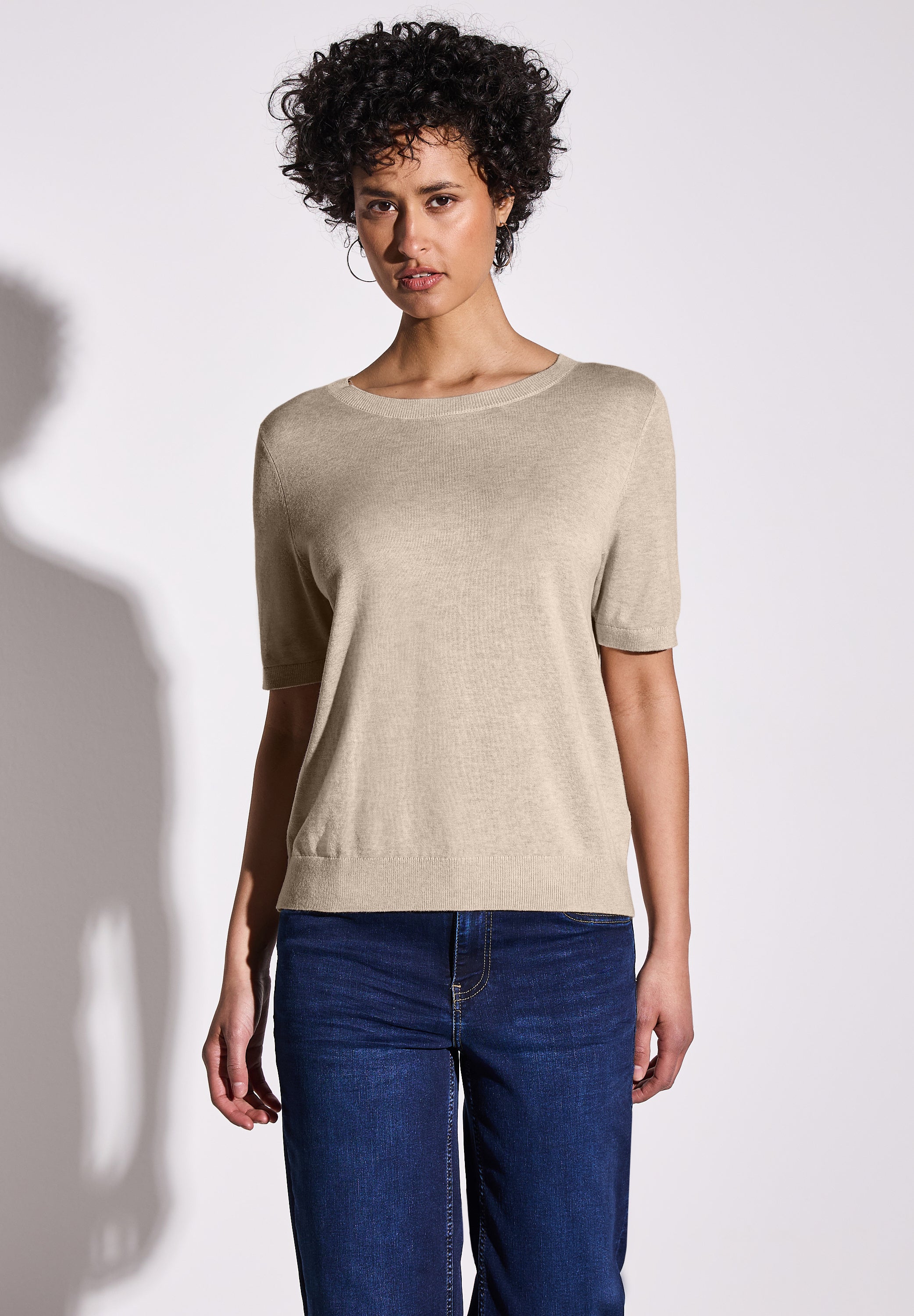 Kurzarmpullover