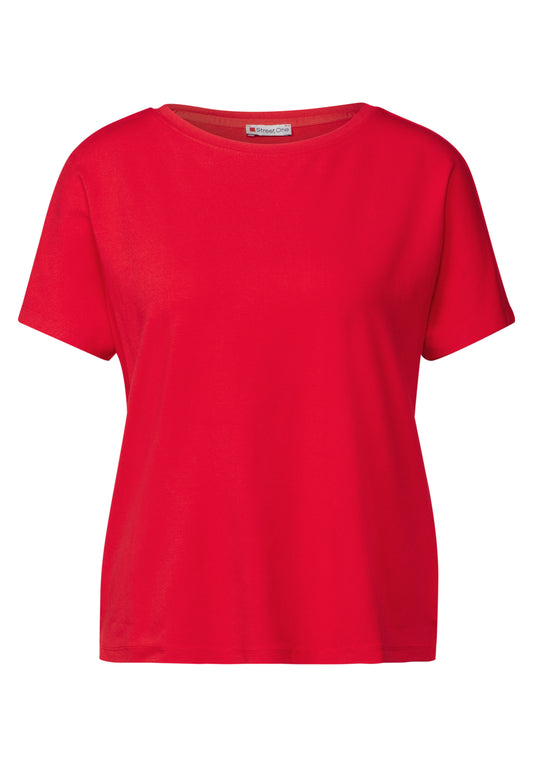 Shirt in Unifarbe