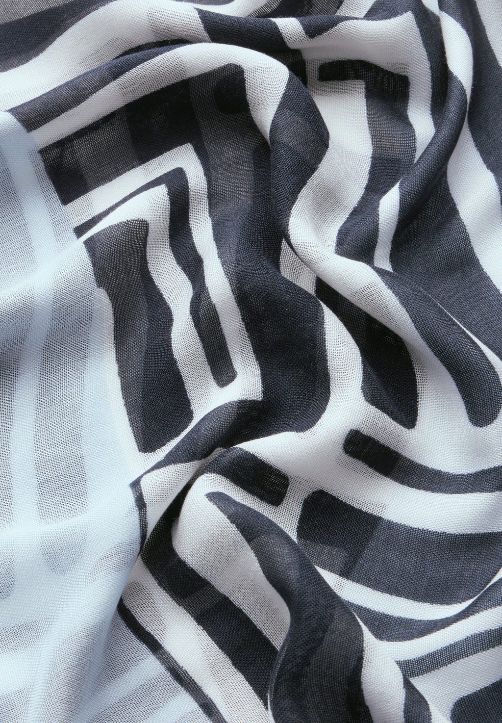 Gemusterter Loop Schal