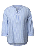Gestreifte Seersucker Bluse