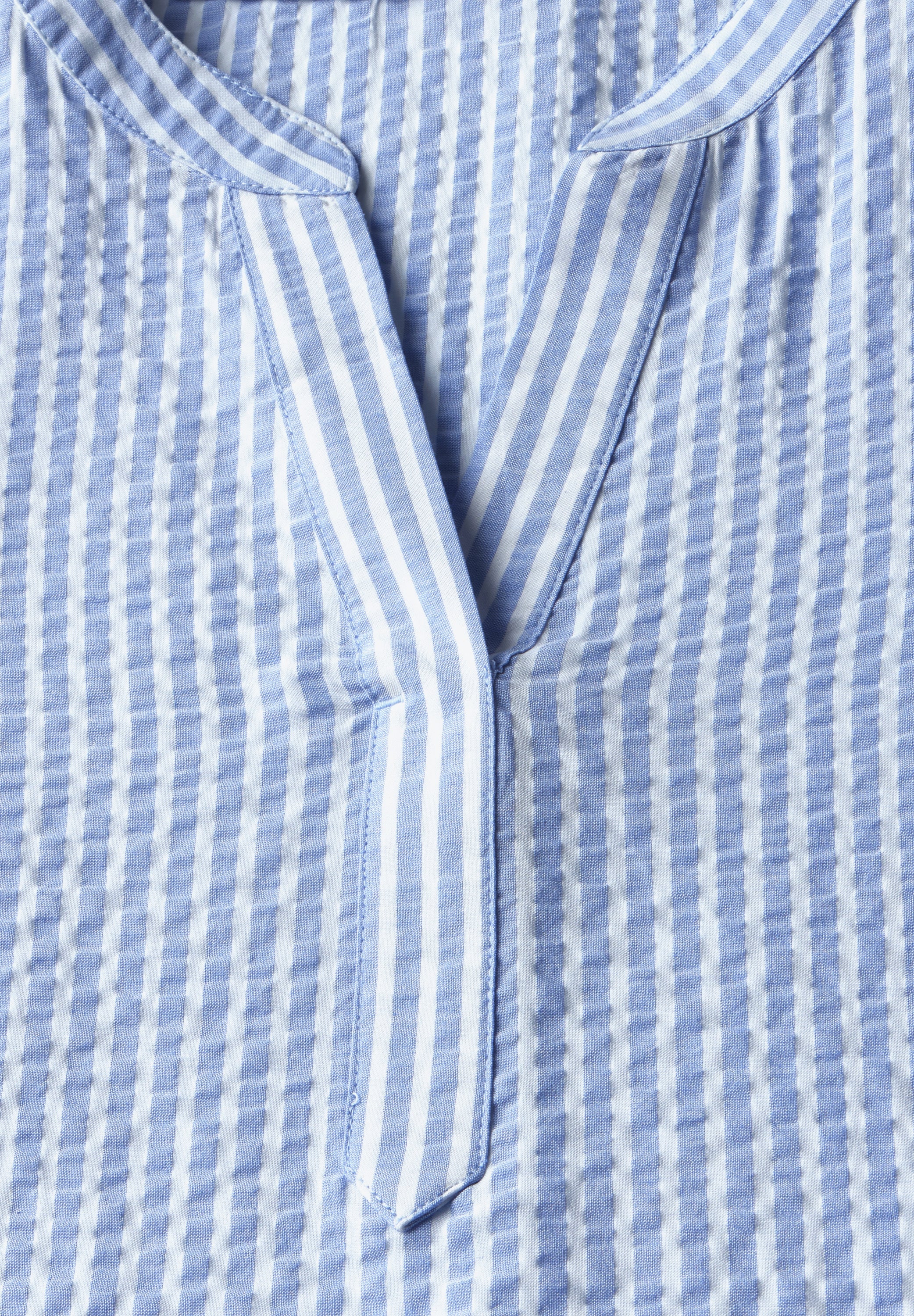 Gestreifte Seersucker Bluse
