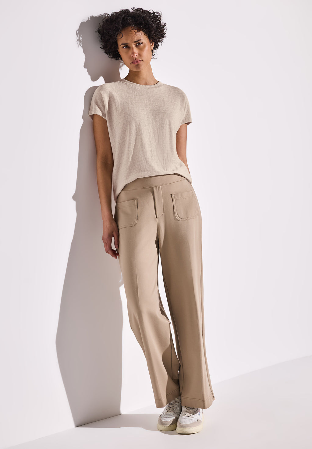 Shirt mit Streifenstruktur