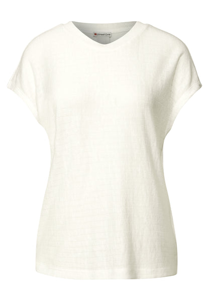 Shirt mit Streifenstruktur