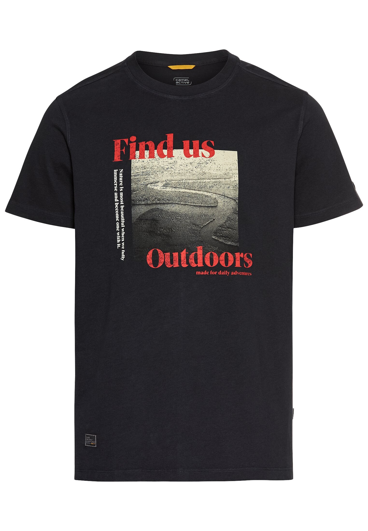 T-Shirt mit Print aus Organic Cotton