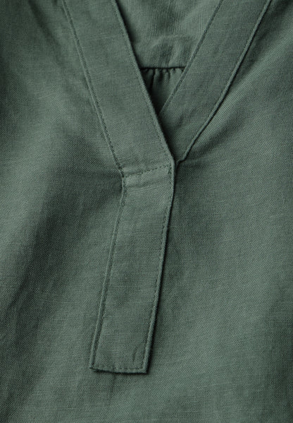 Bluse in Unifarbe