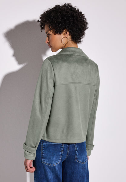 Velours Jacke