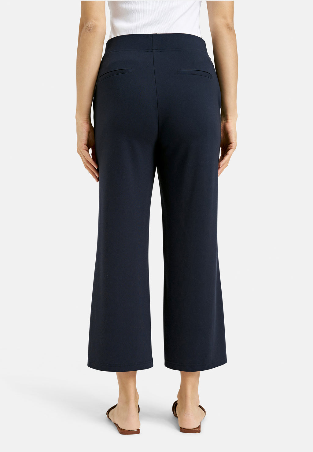culotte pants w elastic wb, french pockets