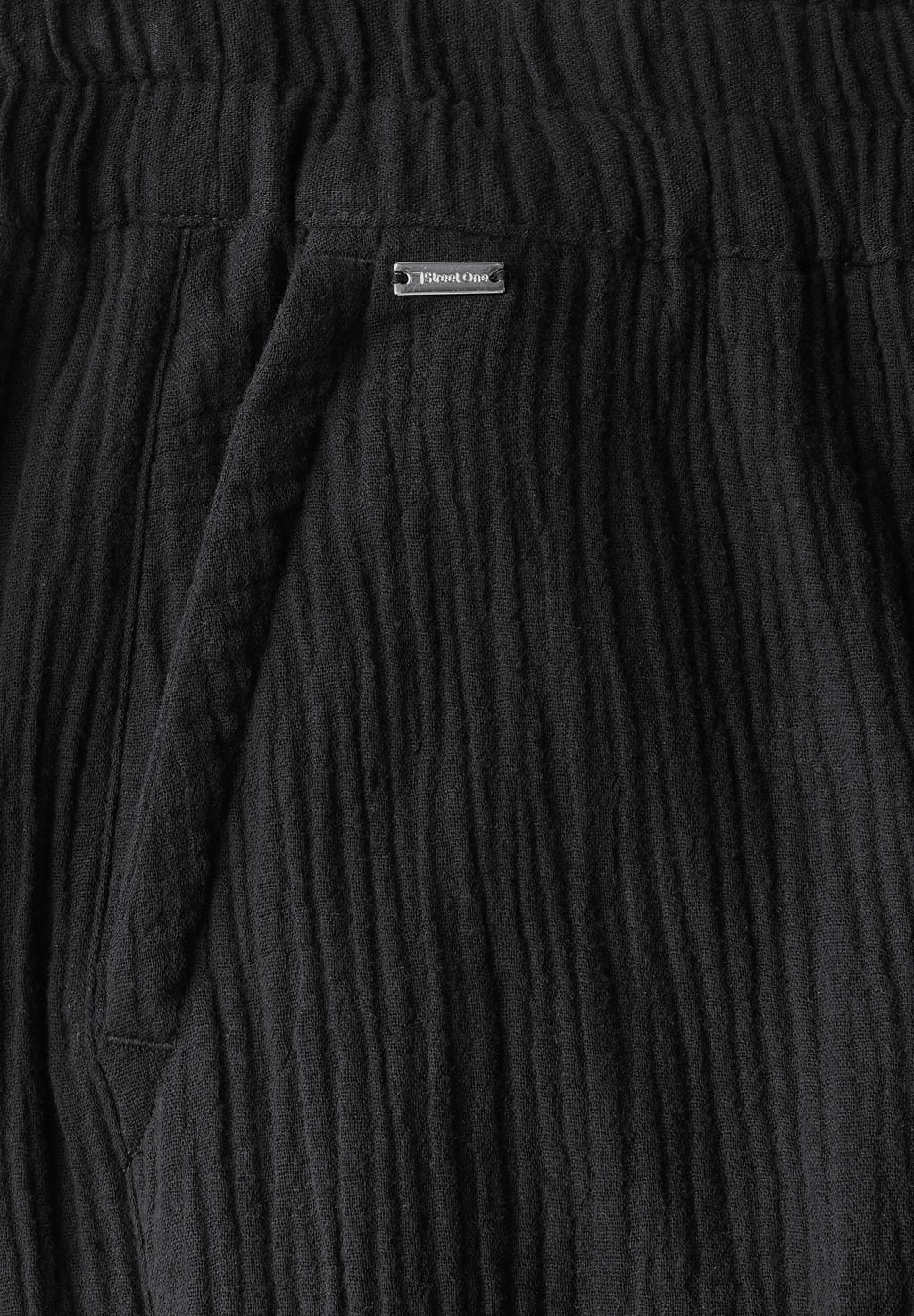 Wide Leg Musselin Hose