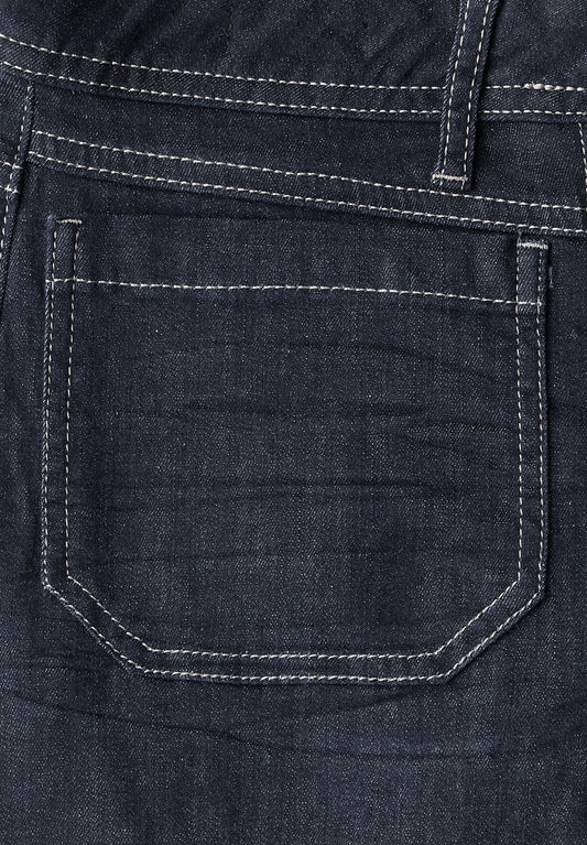 Wide Leg Rinsed Jeans