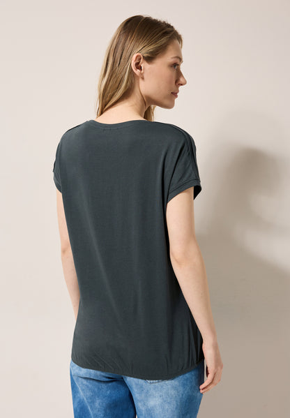 Shirt in Unifarbe